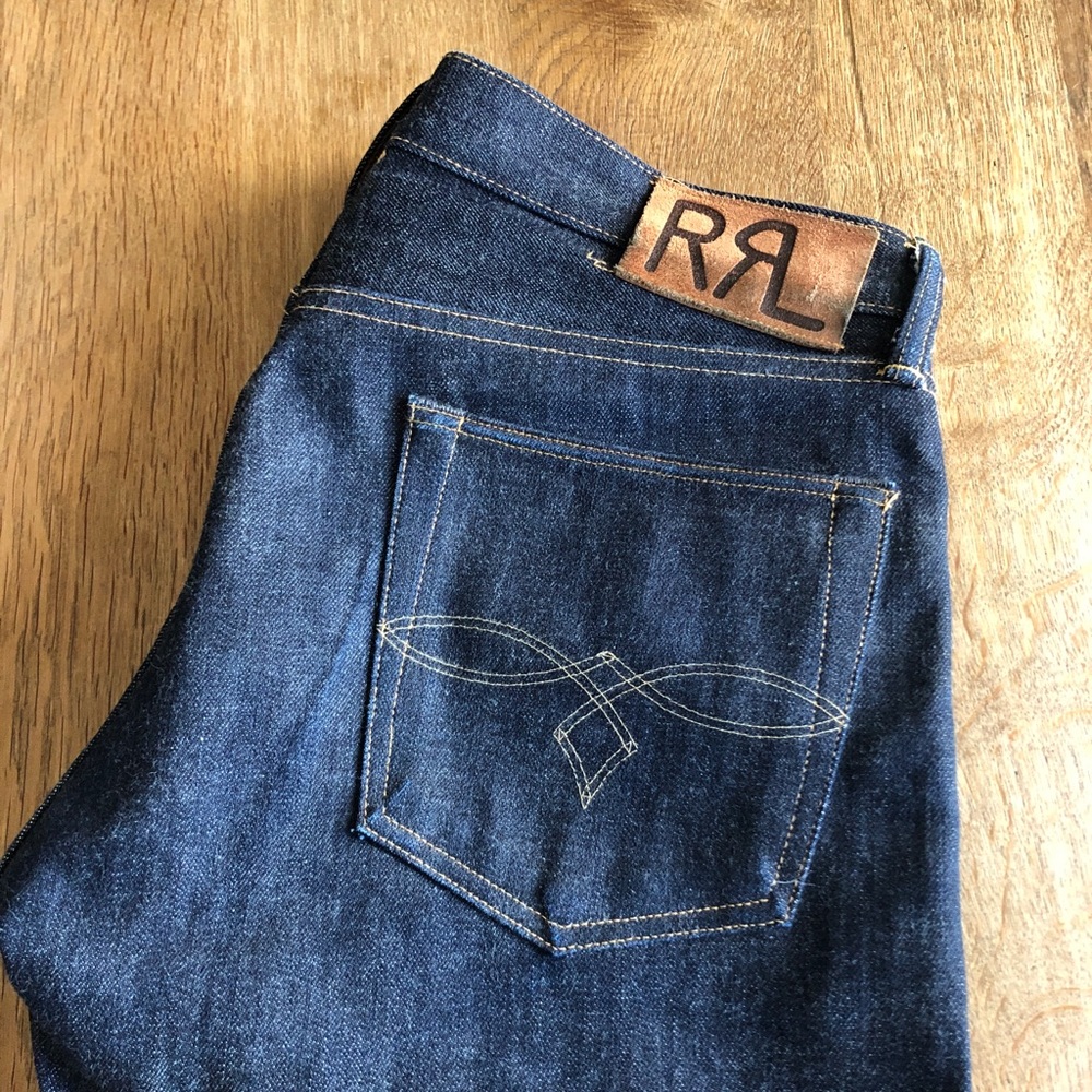 RRL new rigid selvedge jean